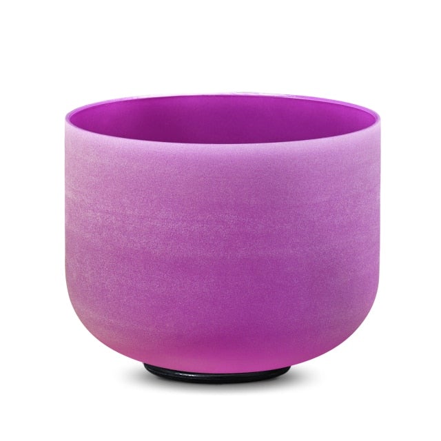 8" Colored Crystal Singing Bowl
