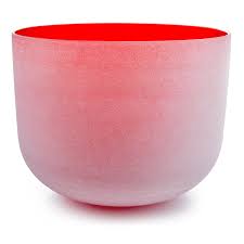 8" Colored Crystal Singing Bowl