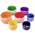 8" Colored Crystal Singing Bowl